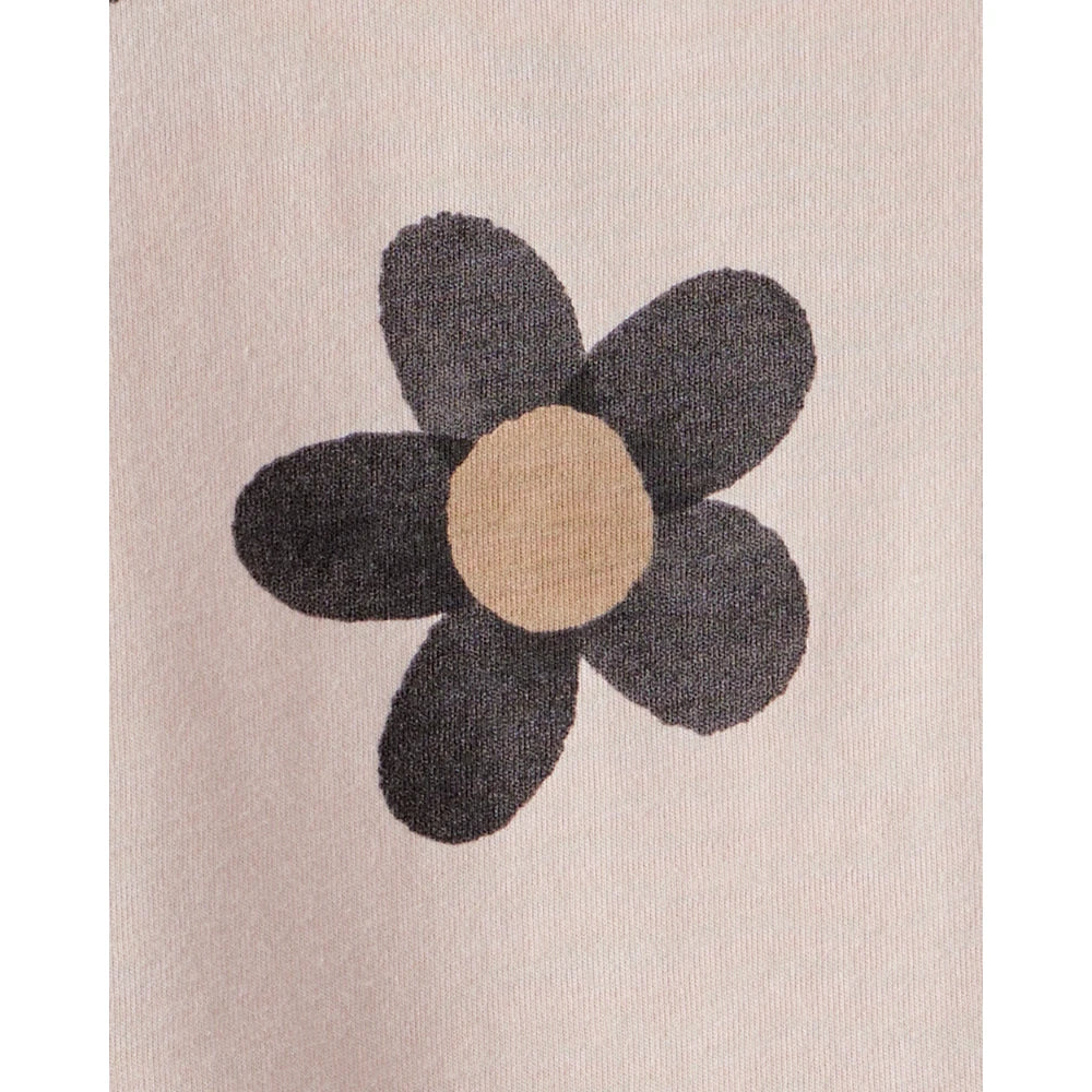 T-shirt à Manches Courtes Fleur Fille Carter's - Marron