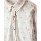 Chemise en Flanelle Imprimé Cœurs Fille OshKosh - Crème