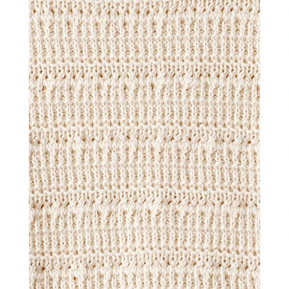 Pull à Manches Longues en Coton Fille OshKosh - Ivoire