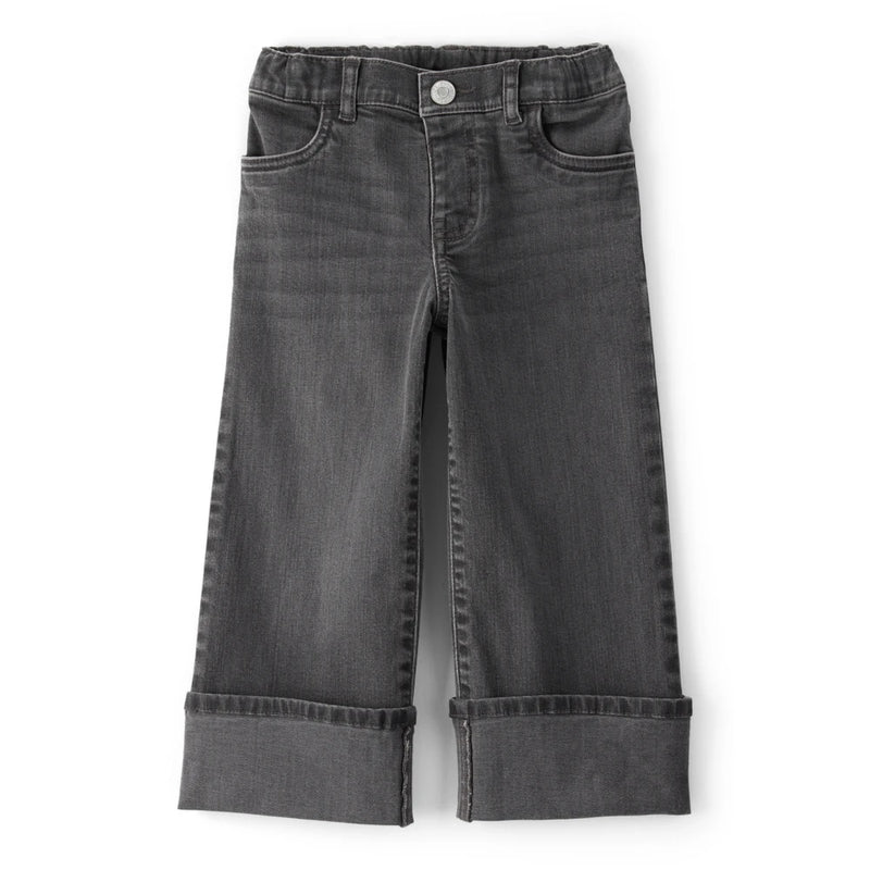 Jean Large à Revers Fille OshKosh - Gris