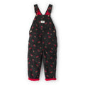 Salopette en Velours Côtelé Fleurie Fille OshKosh - Noir