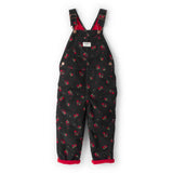 Salopette en Velours Côtelé Fleurie Fille OshKosh - Noir