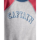Sweat Raglan Captain Garçon Carter's - Gris