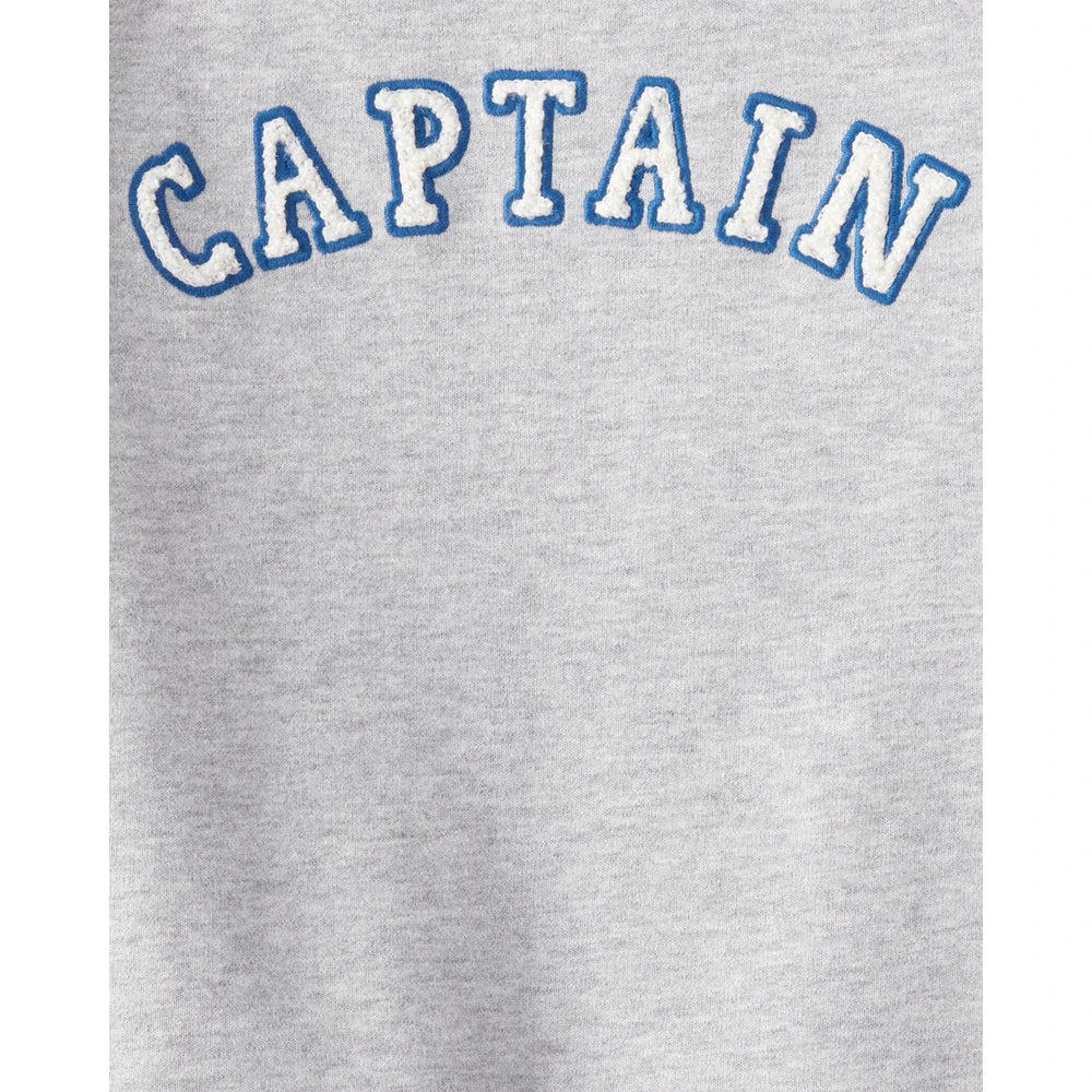 Sweat Raglan Captain Garçon Carter's - Gris