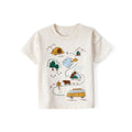 T-shirt à Manches Courtes Camping Garçon Carter's - Beige