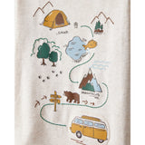 T-shirt à Manches Courtes Camping Garçon Carter's - Beige