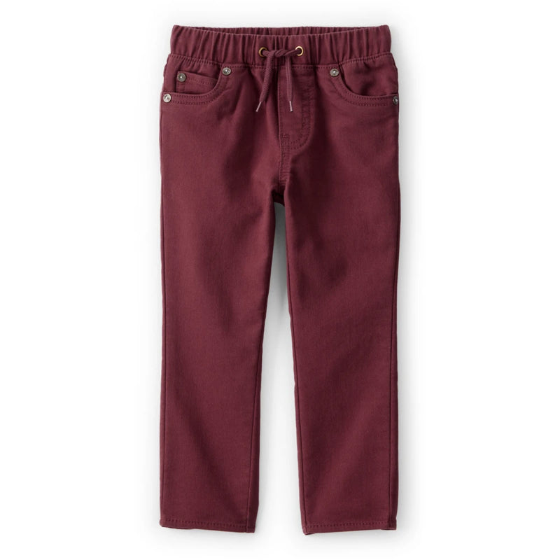Pantalon à Enfiler en Coton Garçon OshKosh - Bordeaux