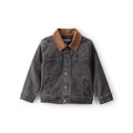Veste en Jean Col en Velours Côtelé Garçon OshKosh - Noir