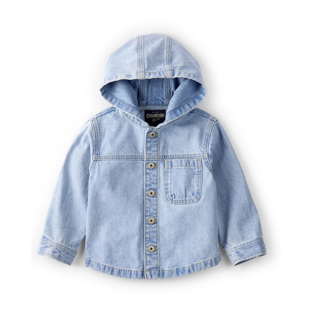 Veste en Jean à Capuche Garçon OshKosh - Bleu