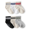Boy Carter's 6-Pack Striped Ankle Socks - Multi