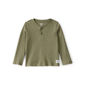 T-shirt Henley à Manches Longues Garçon OshKosh - Olive