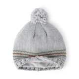 Bonnet à Pompon Rayé Garçon Carter's - Gris
