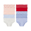 Lot de 10 Culottes Fraises Fille Carter's - Bleu & Rouge