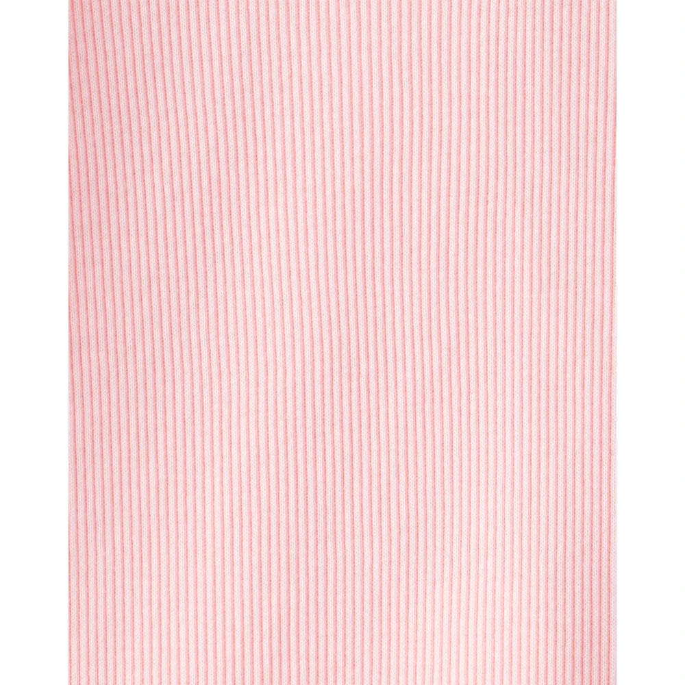 T-shirt Henley Côtelé à Manches Longues Fille OshKosh - Rose