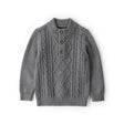Pull Torsadé à Manches Longues Garçon OshKosh - Gris