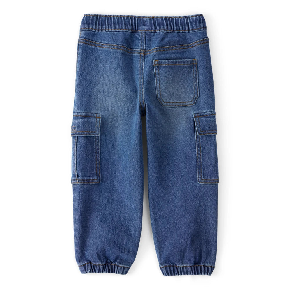 Jogger Cargo en Jean Garçon OshKosh - Délavage Foncé