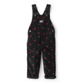 Boy OshKosh Train Print Corduroy Overalls - Black