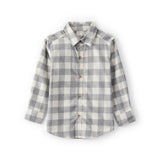 Chemise à Carreaux à Manches Longues Garçon OshKosh - Gris
