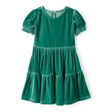 Robe de Fête en Velours Fille Carter's - Vert