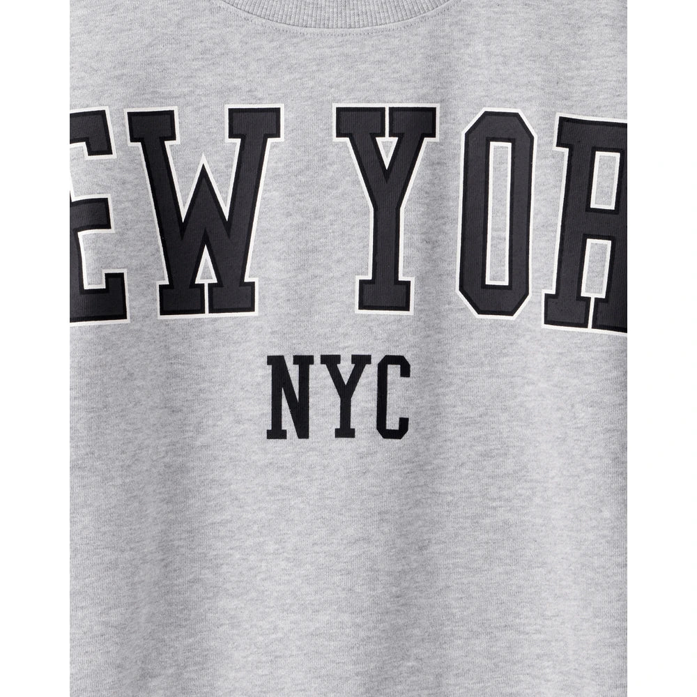 Sweat New York Garçon Carter's - Gris Chiné