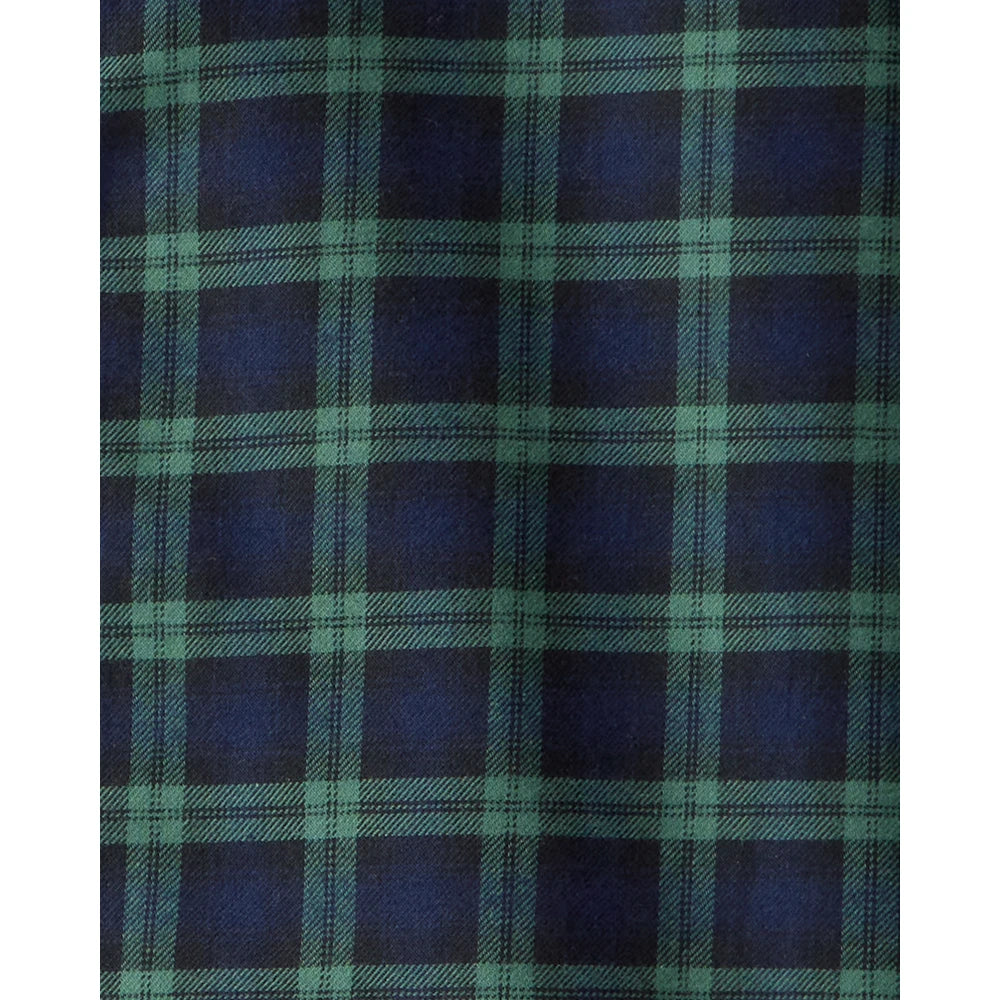 Chemise à Carreaux à Manches Longues Garçon Carter's - Vert