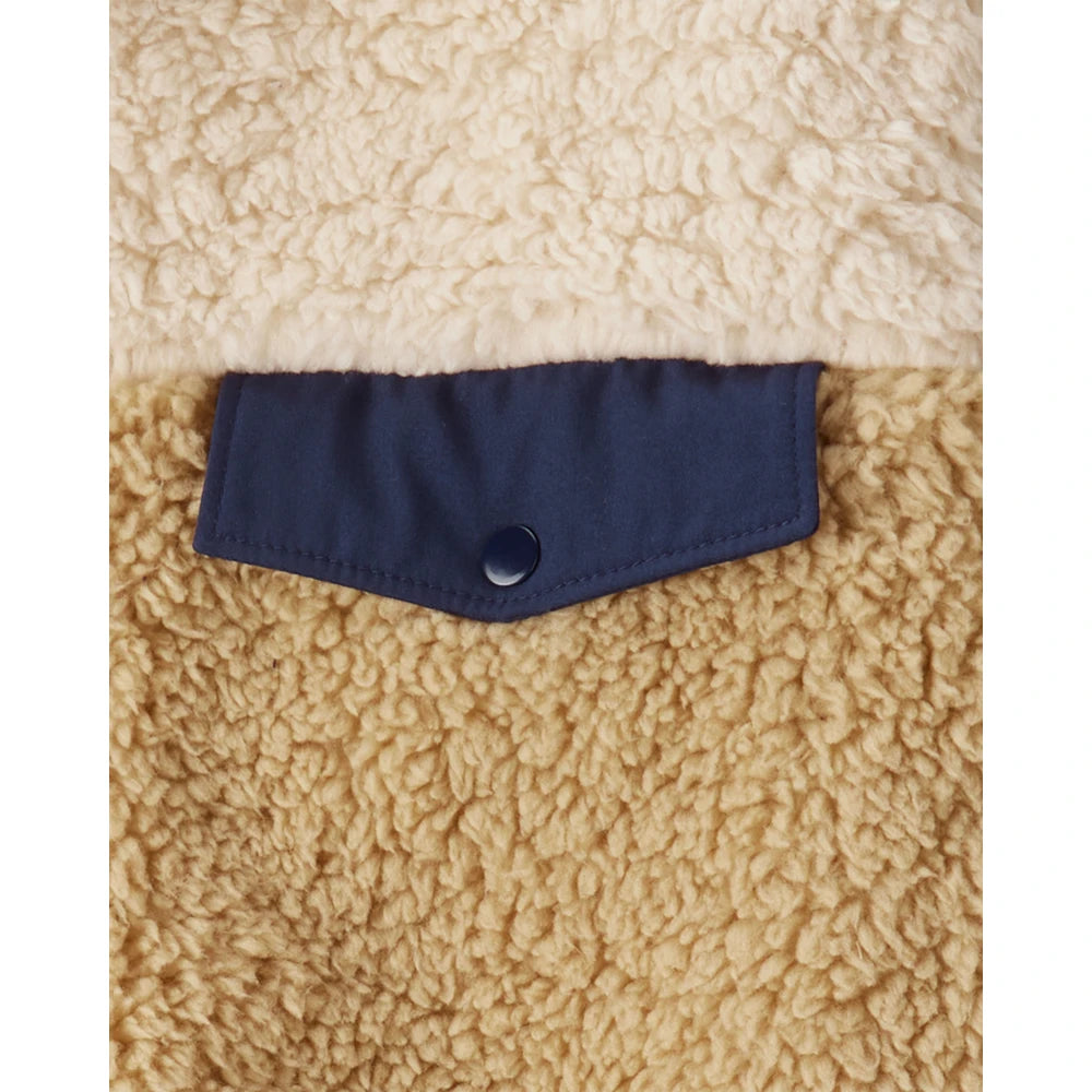 Veste Zippée en Sherpa Garçon Carter's - Crème & Marine
