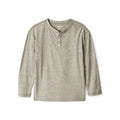 T-shirt Henley à Manches Longues Garçon OshKosh - Olive