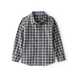 Chemise à Carreaux à Manches Longues Garçon OshKosh - Gris