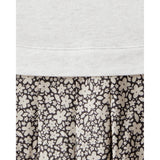 Robe Pull Fleurie à Manches Longues Fille Carter's - Gris