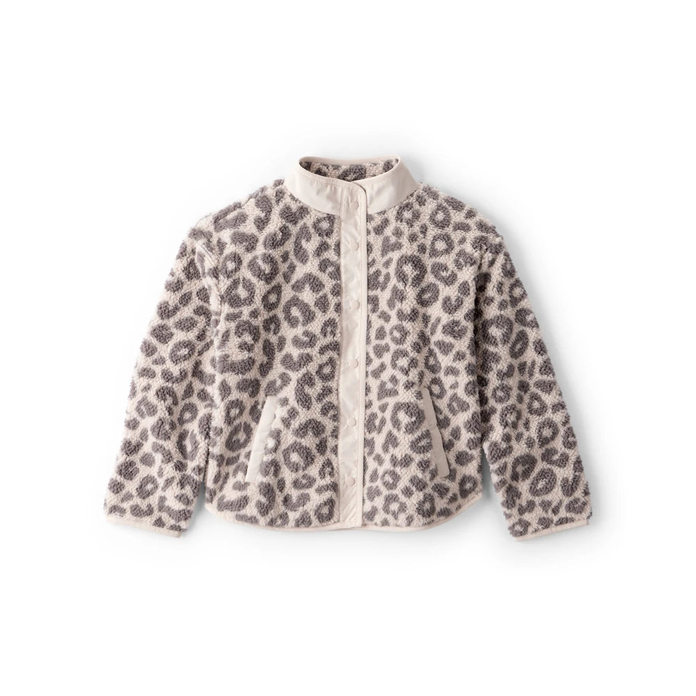 Veste en Sherpa Léopard Fille Carter's - Marron