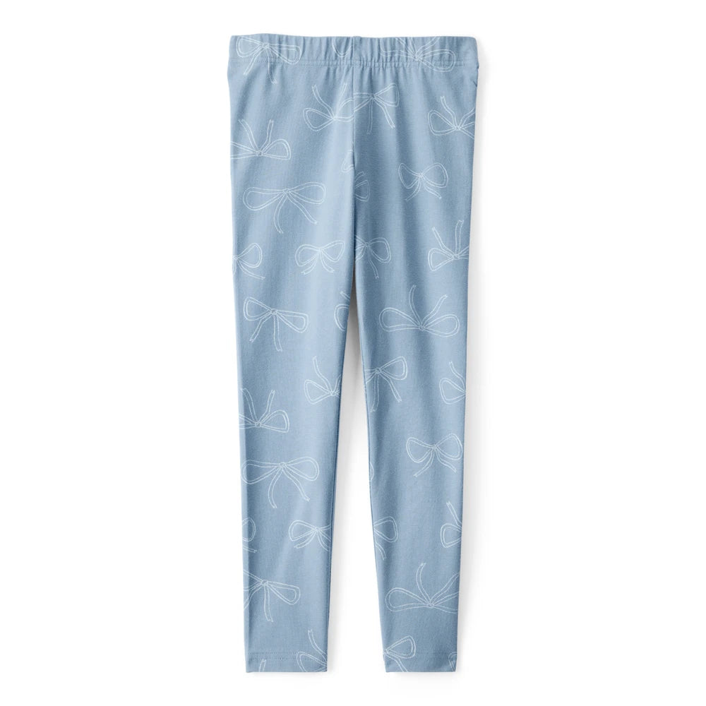 Legging Imprimé Nœuds Fille Carter's - Bleu