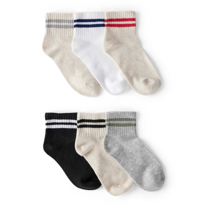 Lot de 6 Paires de Socquettes Rayées Garçon Carter's - Multi