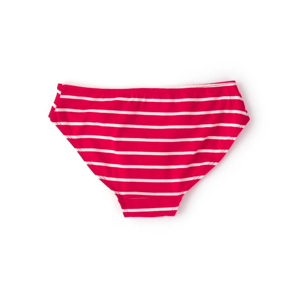 Lot de 10 Culottes Bikini Fraises Fille Carter's - Bleu & Rouge