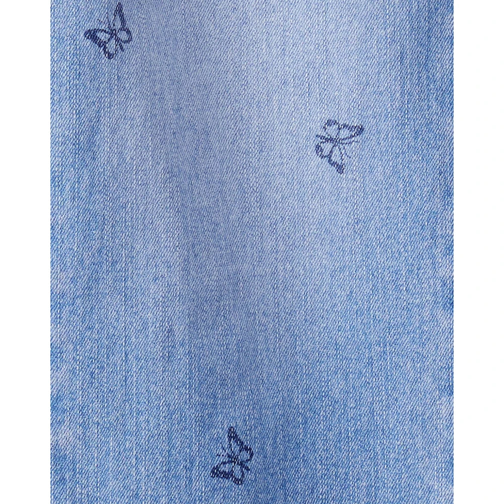 Jean à Enfiler Imprimé Fille OshKosh - Bleu