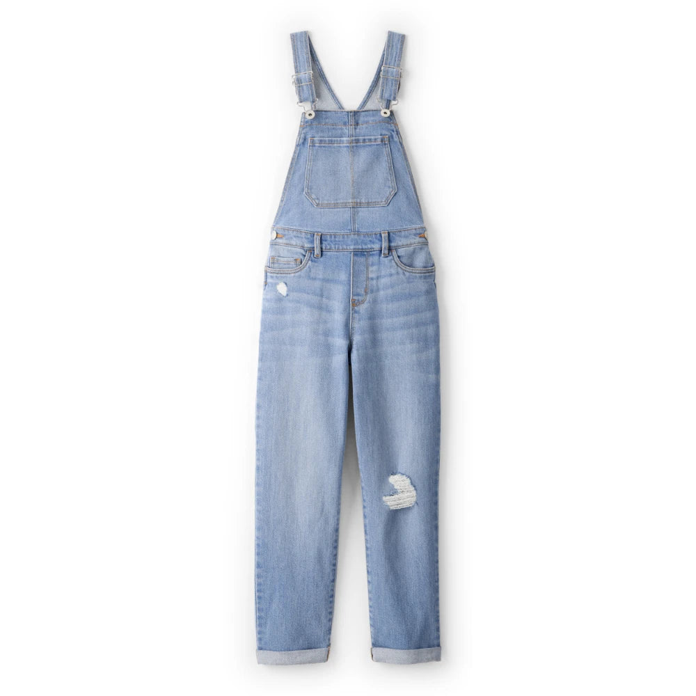 Salopette en Jean Effet Usé Fille OshKosh - Bleu