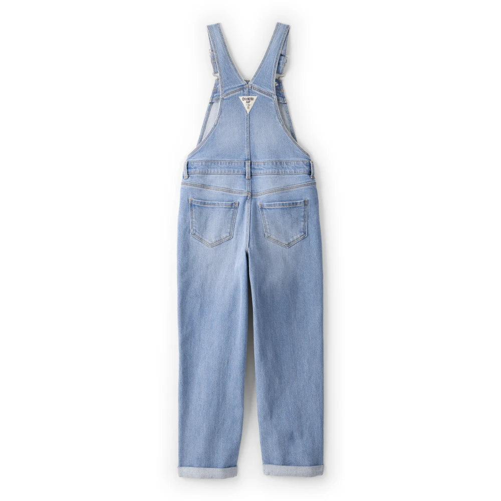 Salopette en Jean Effet Usé Fille OshKosh - Bleu