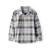 Chemise à Carreaux à Manches Longues Garçon OshKosh - Bleu