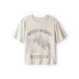 T-shirt à Manches Courtes Imprimé Rodéo Garçon OshKosh - Ivoire