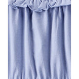 Haut à Volants à Manches Longues Fille OshKosh - Bleu
