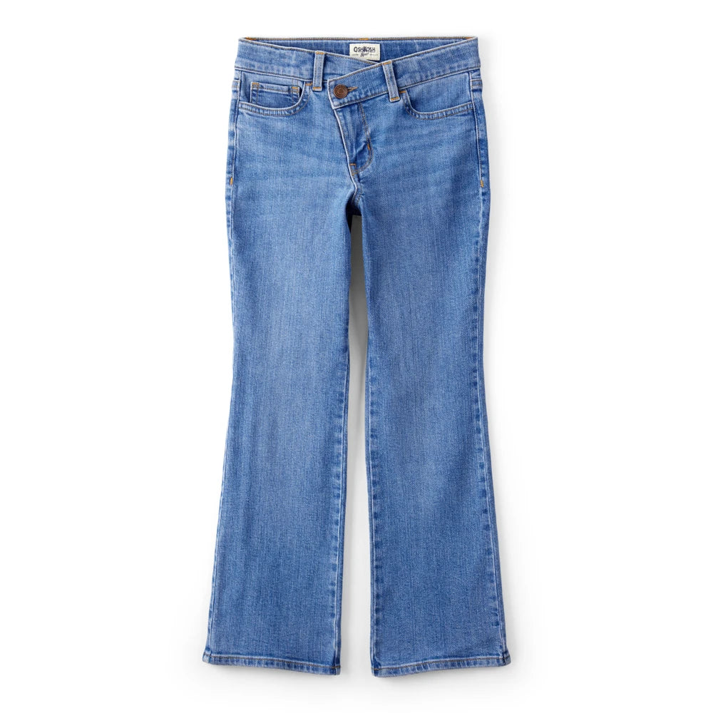 Jean Évasé Croisé Fille OshKosh - Bleu