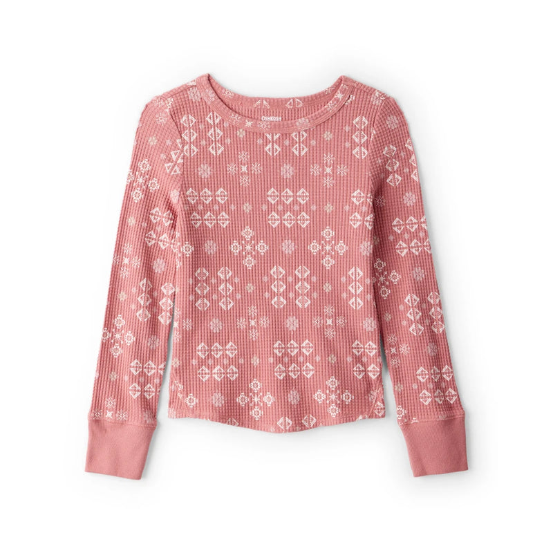 T-shirt Imprimé à Manches Longues Fille OshKosh - Rose