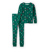 Pyjama 2 Pièces en Coton Sapins de Noël Carter's - Vert