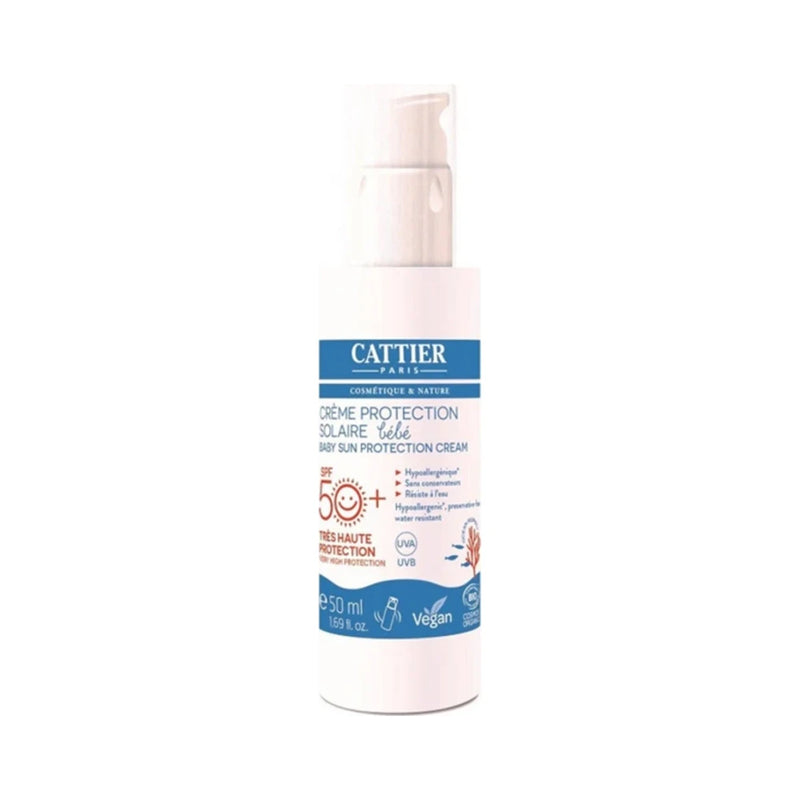 Cattier Baby Sunscreen Cream SPF50+ - 50 ml