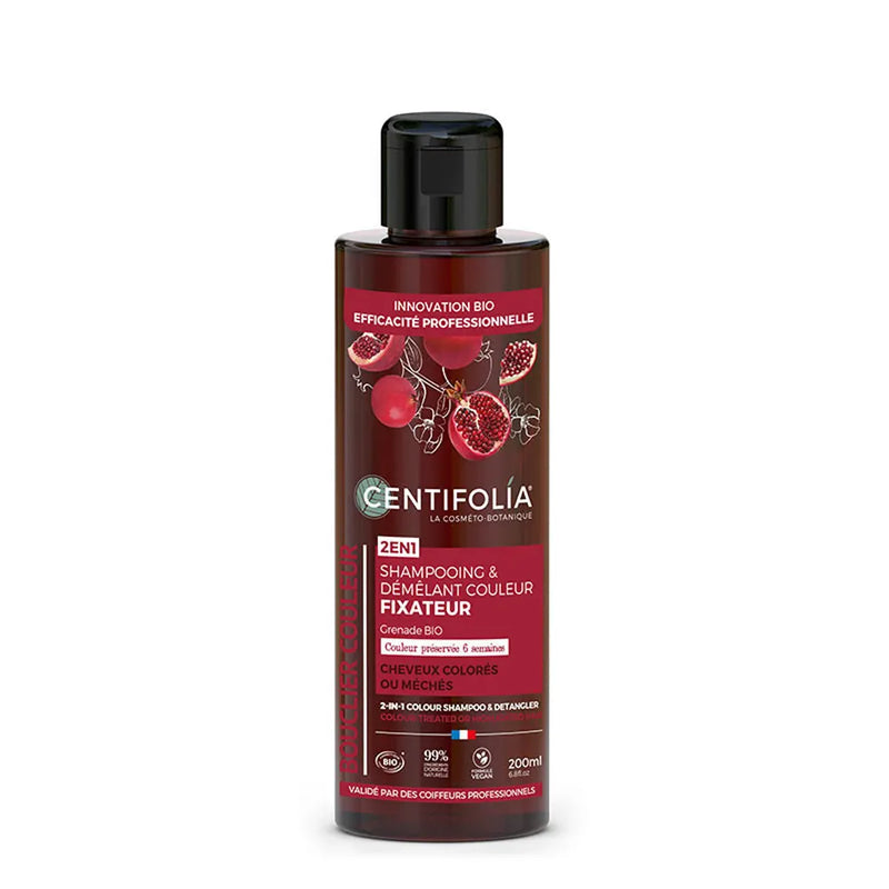 Centifolia Shampoing & Démêlant Couleur Fixateur 2-en-1 - 200ml
