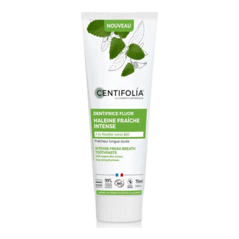 Centifolia Fluoride Toothpaste Intense Fresh Breath 75 ml