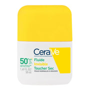 CeraVe Fluide Invisible Toucher Sec SPF50+ | Peau Normale à grasses | Tendance acnéique | 50ml