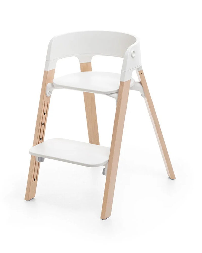 Stokke Chaise Steps - Blanc / Naturel