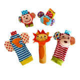 Chaussettes & Hochets de Poignet pour Bébé – 0M+