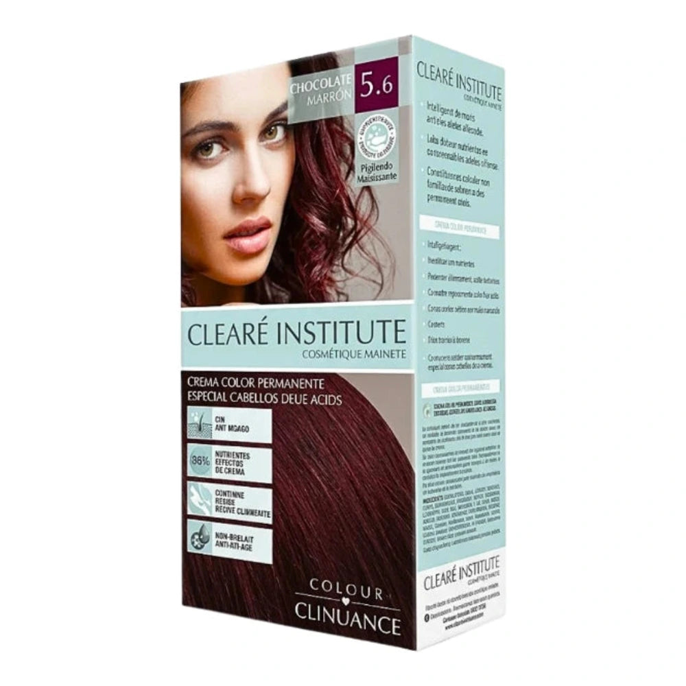 Clearé Institute coloration Colour Clinuance 5.6 170 ml – emballage