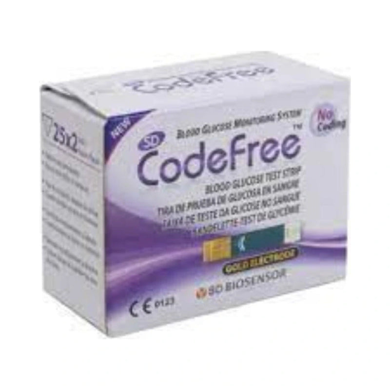 CodeFree 50 شريطًا لقياس سكر الدم